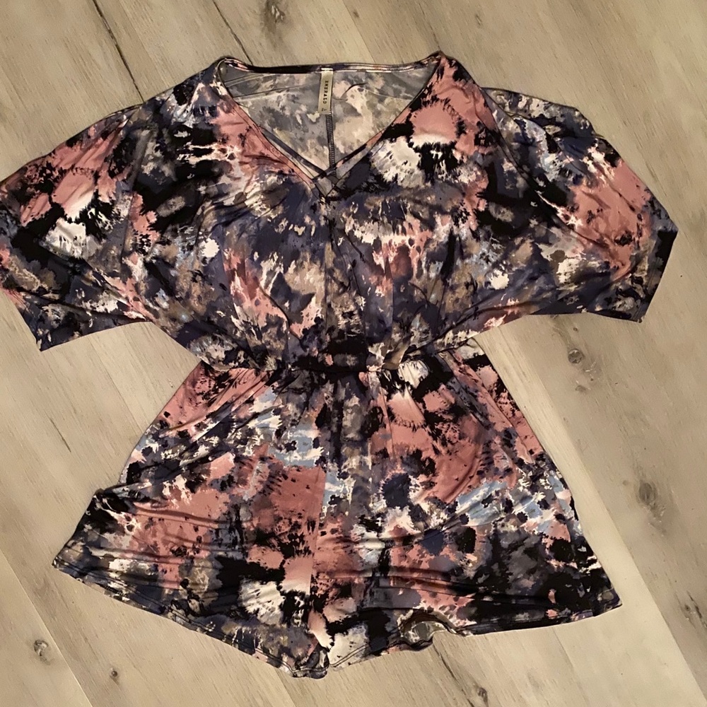 Romper, ladies galaxy tie dye bNWT stylish outfit